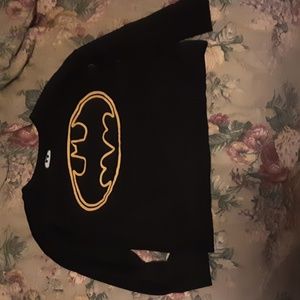 Warner Bros DC Batman Black Yellow Juniors XL Womans Large Lightweight S…